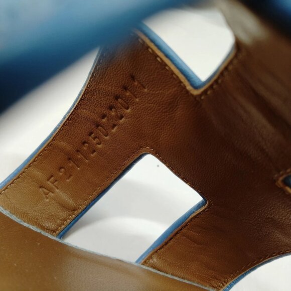 Hermes Sandals Women Light Blue Denim 475-052925 - Picture 6 of 8